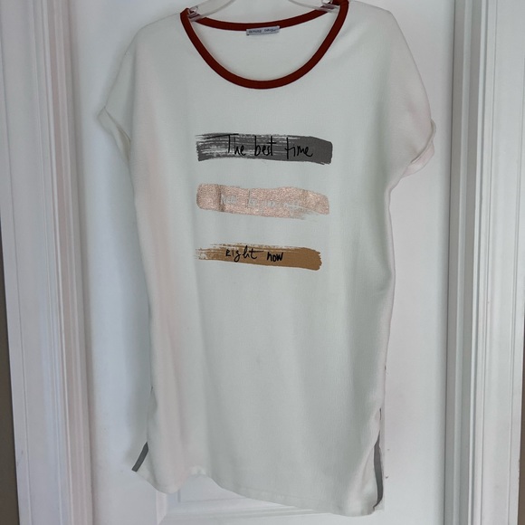 Zara white top size L - Picture 3 of 6